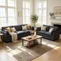 SOLIA 135" 4-Seat U-Shaped Modular Sectional Sofa Couch Corduroy with Chaise Lounge