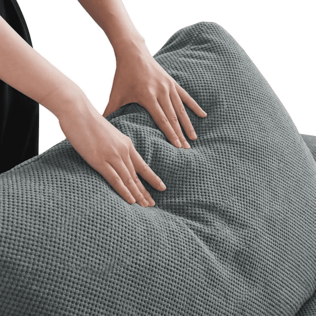  120" Modular Sectional Sofa U Shaped Cloud Couch with 2 Movable Ottomans, 6 Seat Polyester Sofa with Washable Removable Covers for Living Room, Dark Grey