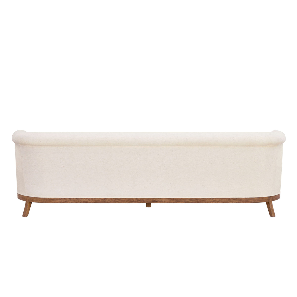 My Texas House Campbell 92 in Sofa, Cream Polyester Upholstery
