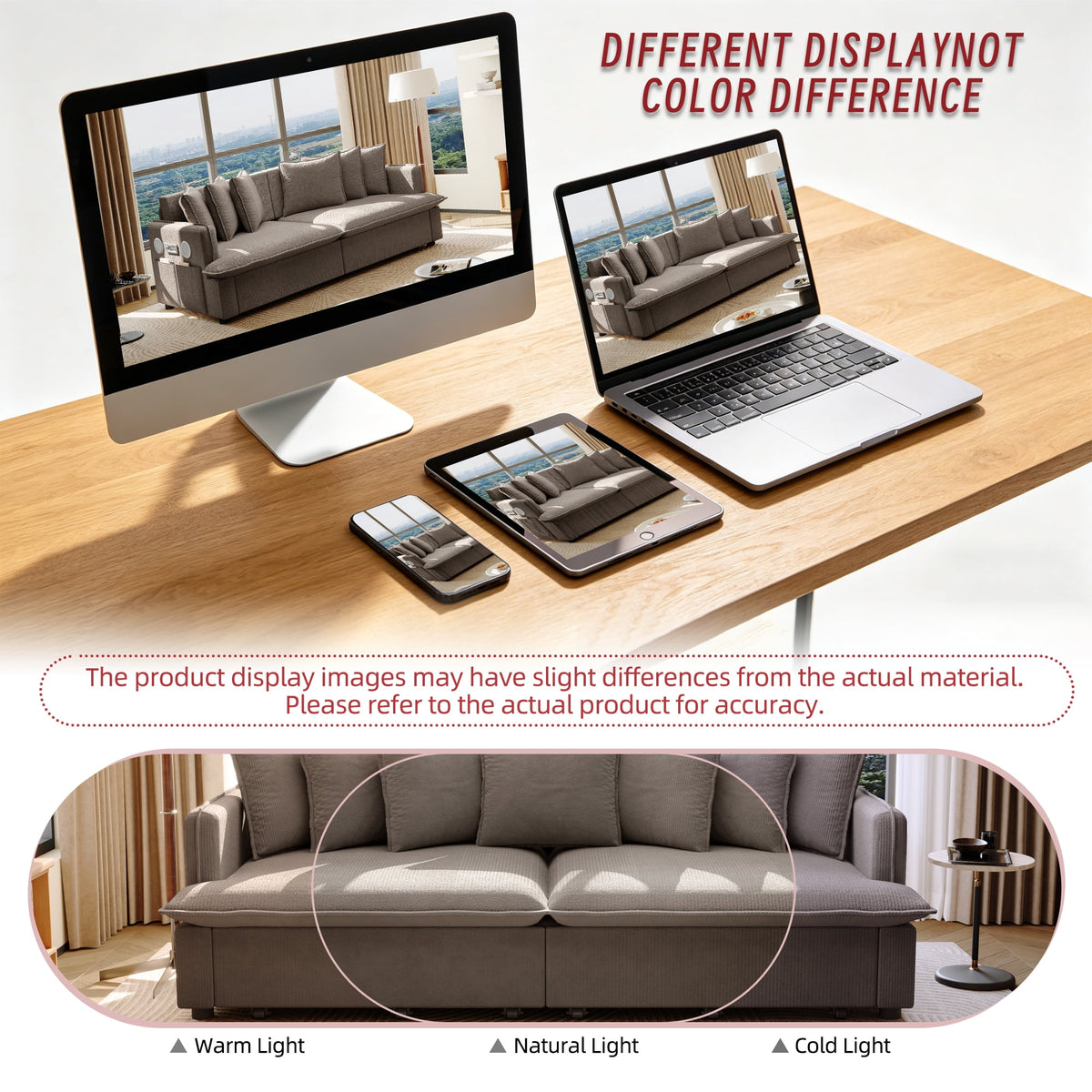  Pull Out Sofa Bed King Size, 82" Loveseat Sofa with Bluetooth Speakers, USB Ports, Side Pockets, Corduroy Sofa Couch Convertible Sofa Bed for Living Room Brown