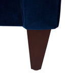 Jack 84" Tufted Tuxedo Sofa Double Cushion Navy Blue