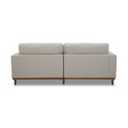  Springwood Wood Frame 83.46" Couch, Cream Linen, Light Honey Woodbase Finish