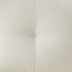 Hommoo Convertible Sectional Sofa, L Shaped Couch for Small Space Living Room, White(Without Ottoman)
