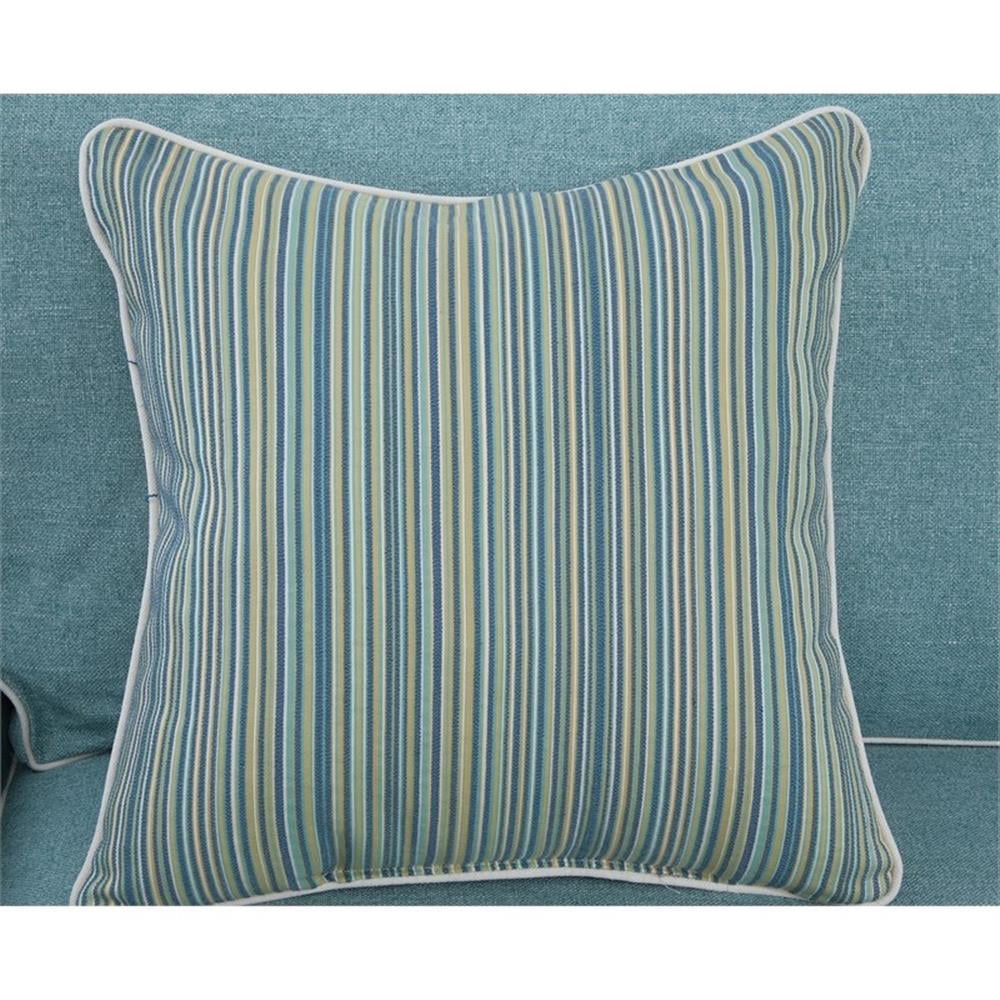 American Furniture Classics Model 8-040M-S275A Coastal Aqua Series Sleeper Sofa with Four Accent Pillows