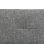 MAYEERTY 97.5" Linen Sectional Sofa, 2-Piece Modular Couch Sofa Set without Ottoman, Grey (Left)