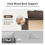 Sophia&William 157.5"L Modular Sectional Sofa Sets, Modern Chenille Couch 6-Seat Oversized Cloud Sofa with 4 Pillows & 2 Ottomans for Living Room,Grayish Brown