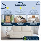 Serta Palisades 78" Track Arm Sofa with Removable Covers Dark Brown