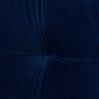 Jack 84" Tufted Tuxedo Sofa Double Cushion Navy Blue