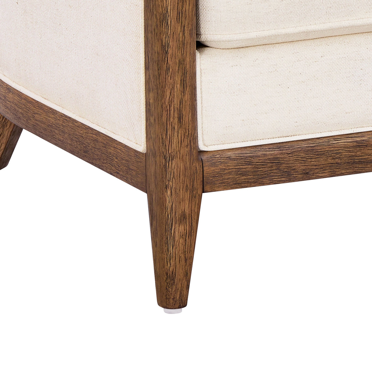 My Texas House Campbell 92 in Sofa, Cream Polyester Upholstery