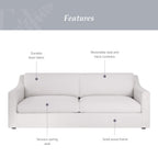 My Texas House Briar 87 in Sofa, Cream