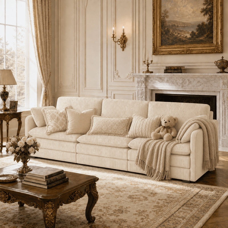 SOLIA Cloud Modular Sectional Couch Corduroy