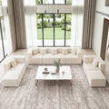 SOLIA 130" 8-Seat Cloud Modular Sectional Couch Chenille