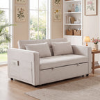 SOLIA 2-Seat Modular Sleeper Sectional Sofa Bed