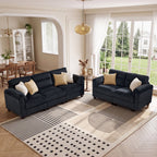 SOLIA Modular Sectional Sofa Couch with Movable Ottoman