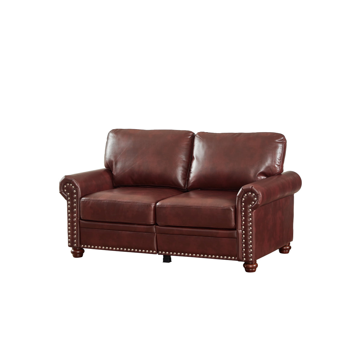 SOLIA 3-Seat Modular Sectional Sofa Couch Faux Leather