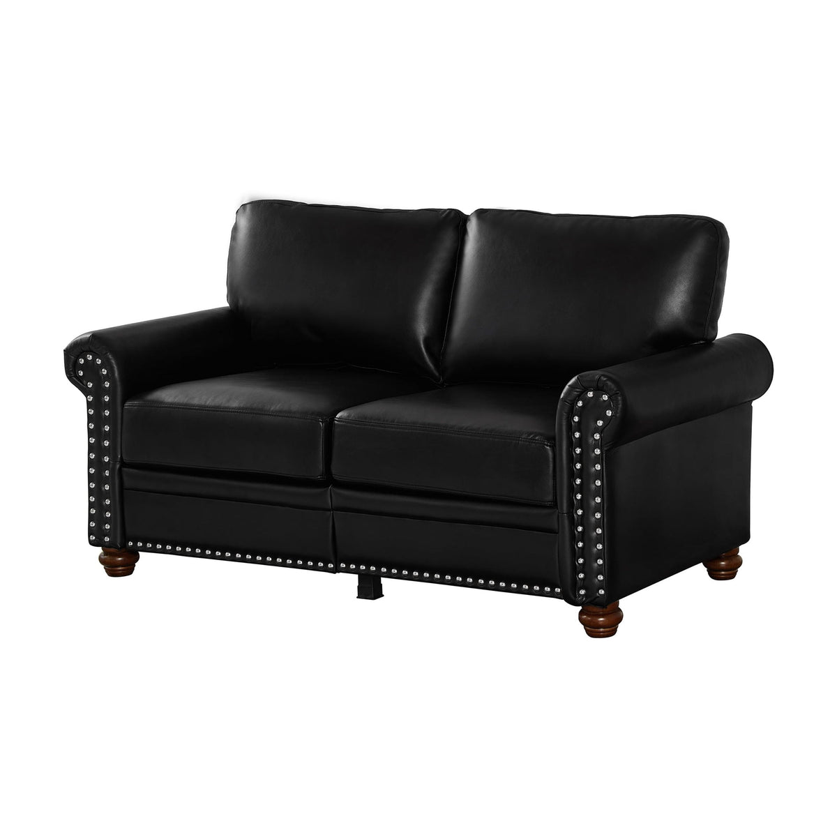 SOLIA 3-Seat Modular Sectional Sofa Couch Faux Leather