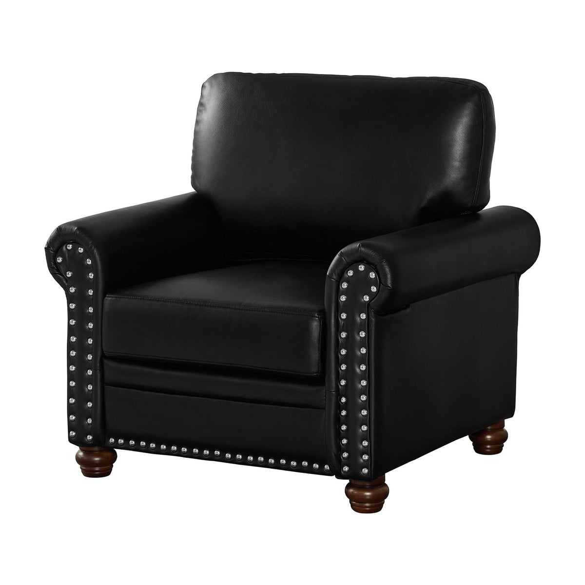 SOLIA 3-Seat Modular Sectional Sofa Couch Faux Leather