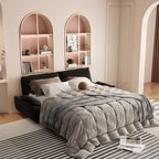 SOLIA 73.2" Modular Sleeper Sectional Sofa Bed Velvet