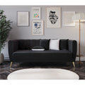 SOLIA 3-Seat Modular Sectional Sofa Couch Velvet