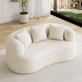SOLIA 106.5" Curved Cloud Modular Sectional Couch Chenille