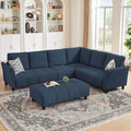 SOLIA 102" 6-Seat L-Shaped Modular Sectional Sofa Couch
