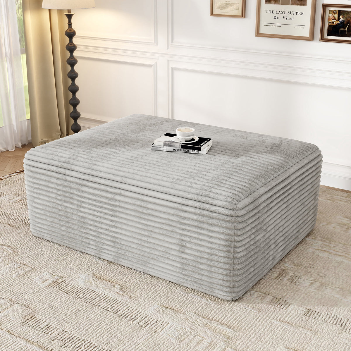 SOLIA 101" L-Shaped Cloud Modular Sectional Couch Chenille