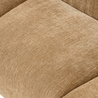 Christopher Knight Home 98.5" Curved Contemporary 3-Seat Sofa with Upholstered Plush Seating, Mocha