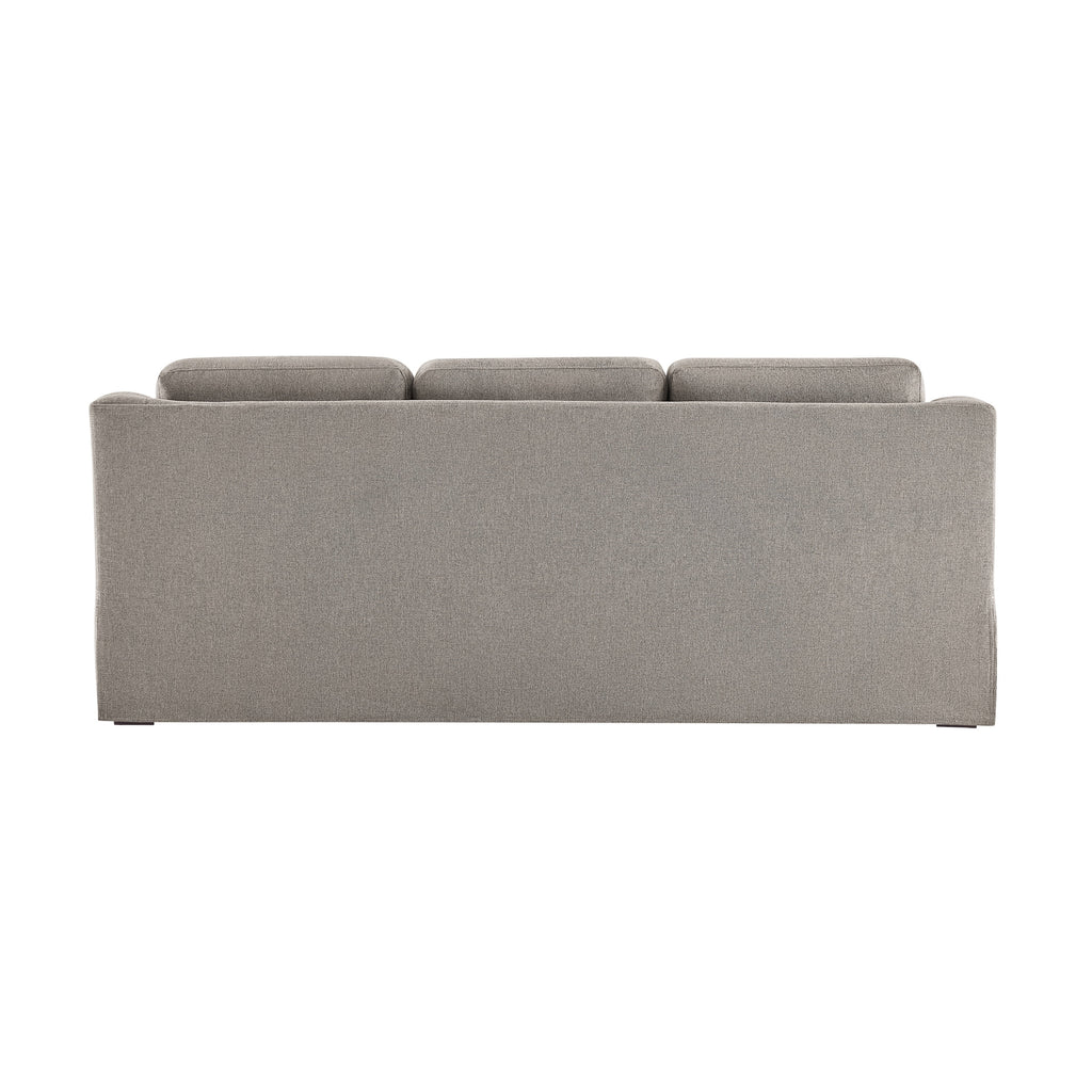 Serta Hanson Modern Farmhouse Convertible Sofa with Queen Size Sleeper, Flax Fabric