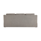 Serta Hanson Modern Farmhouse Convertible Sofa with Queen Size Sleeper, Flax Fabric