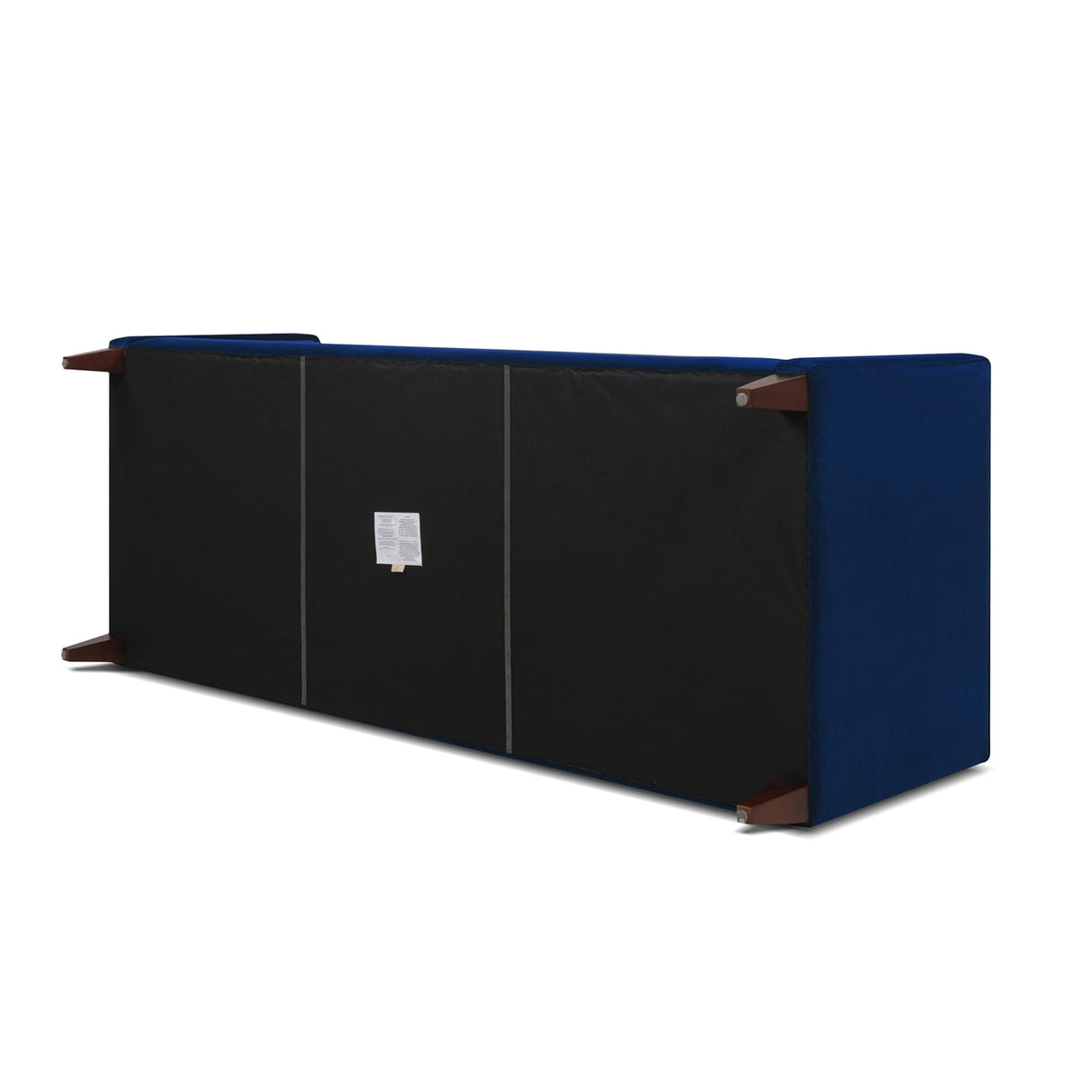 Jack 84" Tufted Tuxedo Sofa Double Cushion Navy Blue