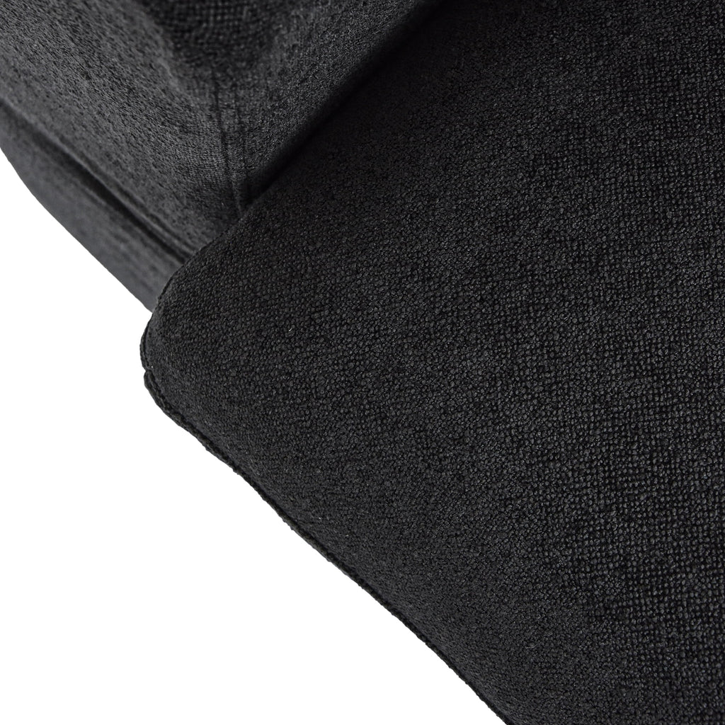 Sdorens Free Convertible Sectional Sofa Modular Couch,Modern Linen Fabric Sofa for Living Room,Apartment and Small Space,3-Seat Sofa,Black
