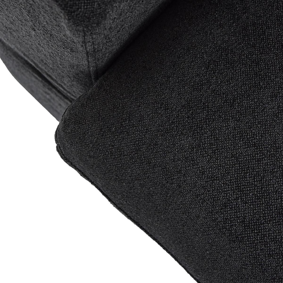 Sdorens Free Convertible Sectional Sofa Modular Couch,Modern Linen Fabric Sofa for Living Room,Apartment and Small Space,3-Seat Sofa,Black